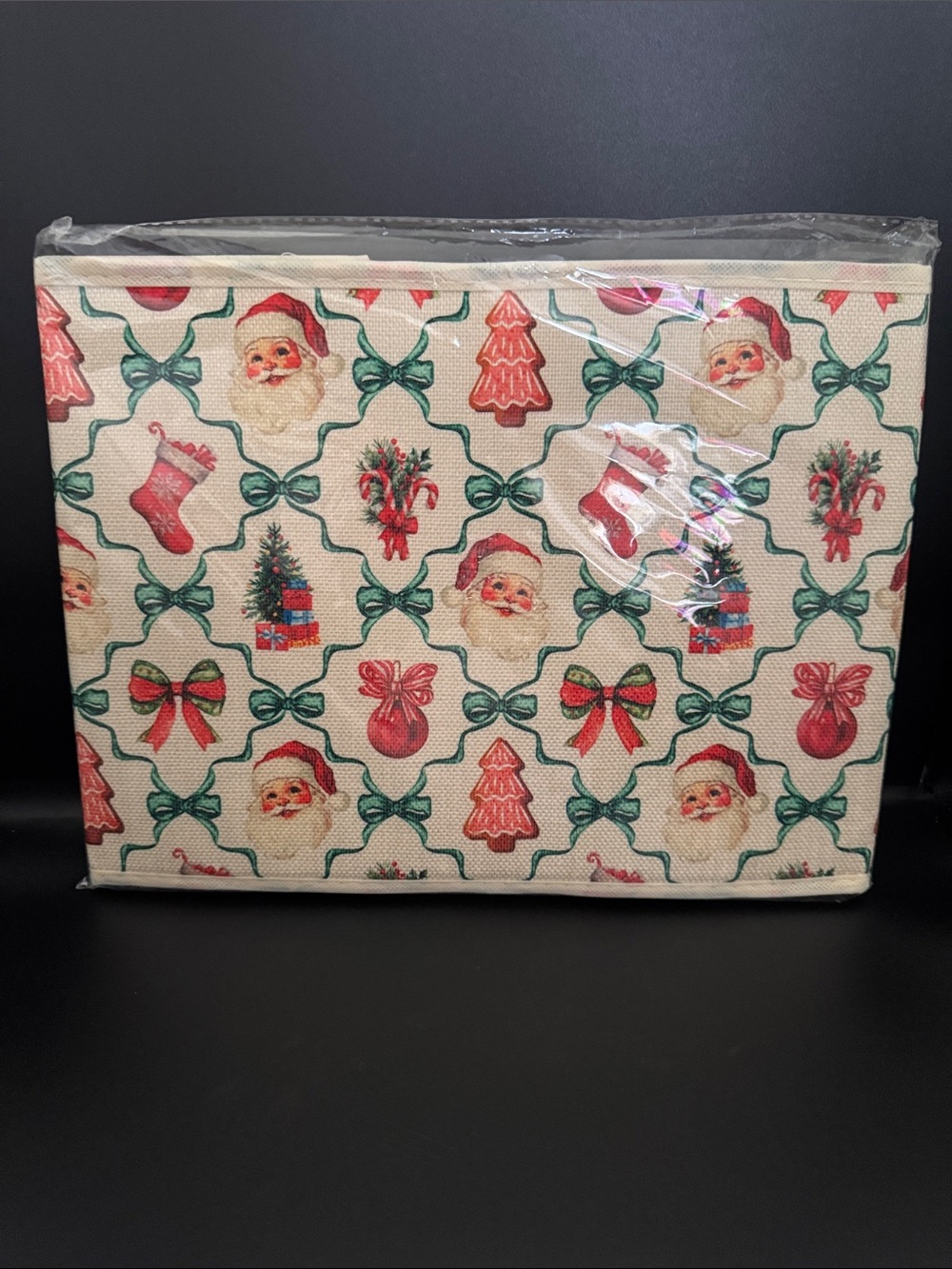 Rectangular Christmas Waterproof Storage Bin/Box/Basket